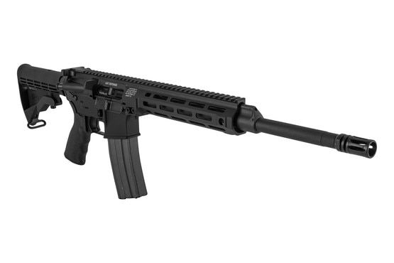 LMT Defender-L 5.56 Rifle features a 16-inch chrome barrel